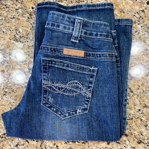 Extra Long Dark DFMI Cowgirl Tuff Jeans